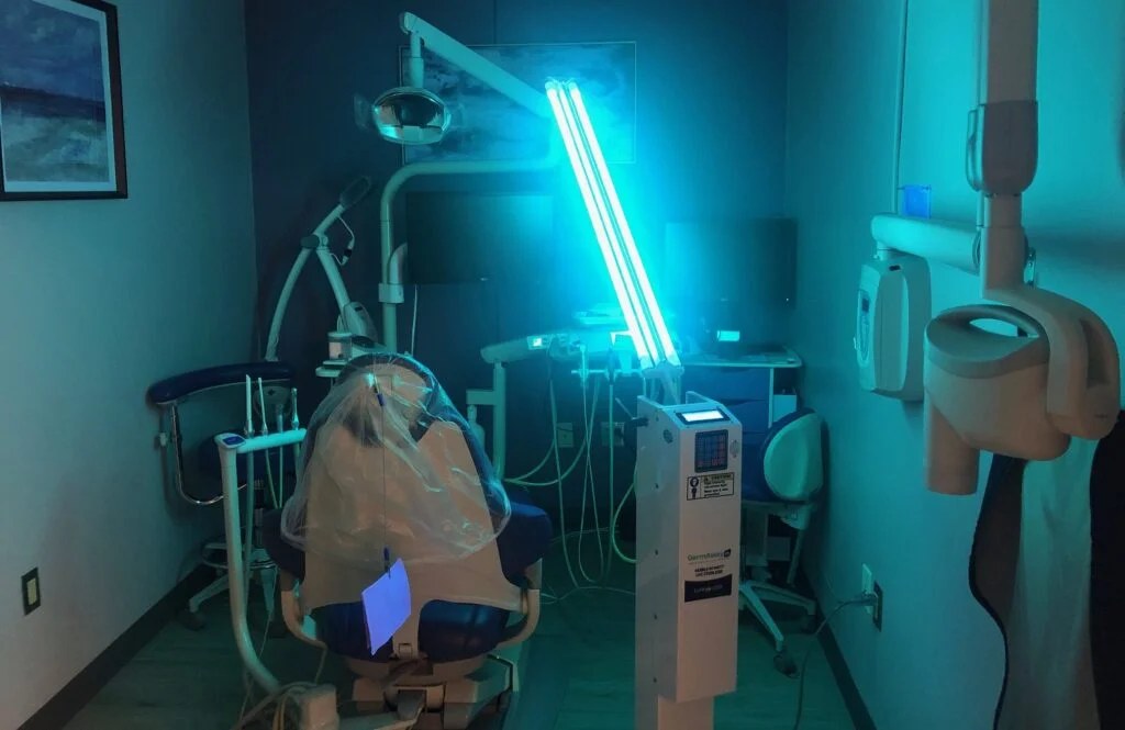 Ultraviolet light Imperial Dental Center Sugar Land Texas COVID